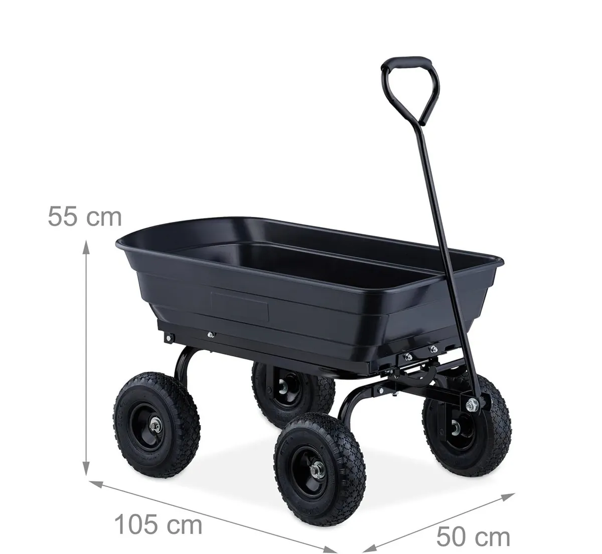 Trolley with Tilt Function Garden Wagon 4 - Image 4