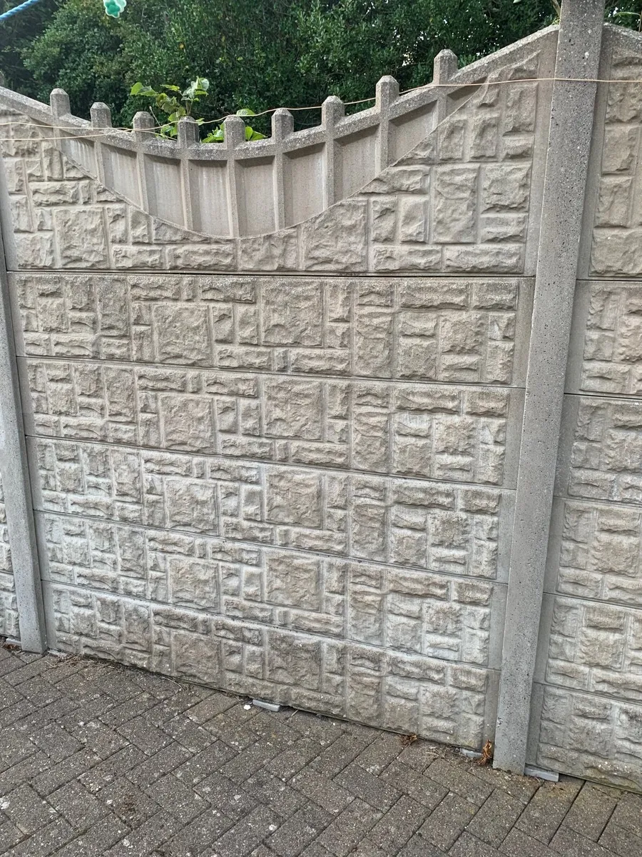Panel fencing & brick paving - Image 1