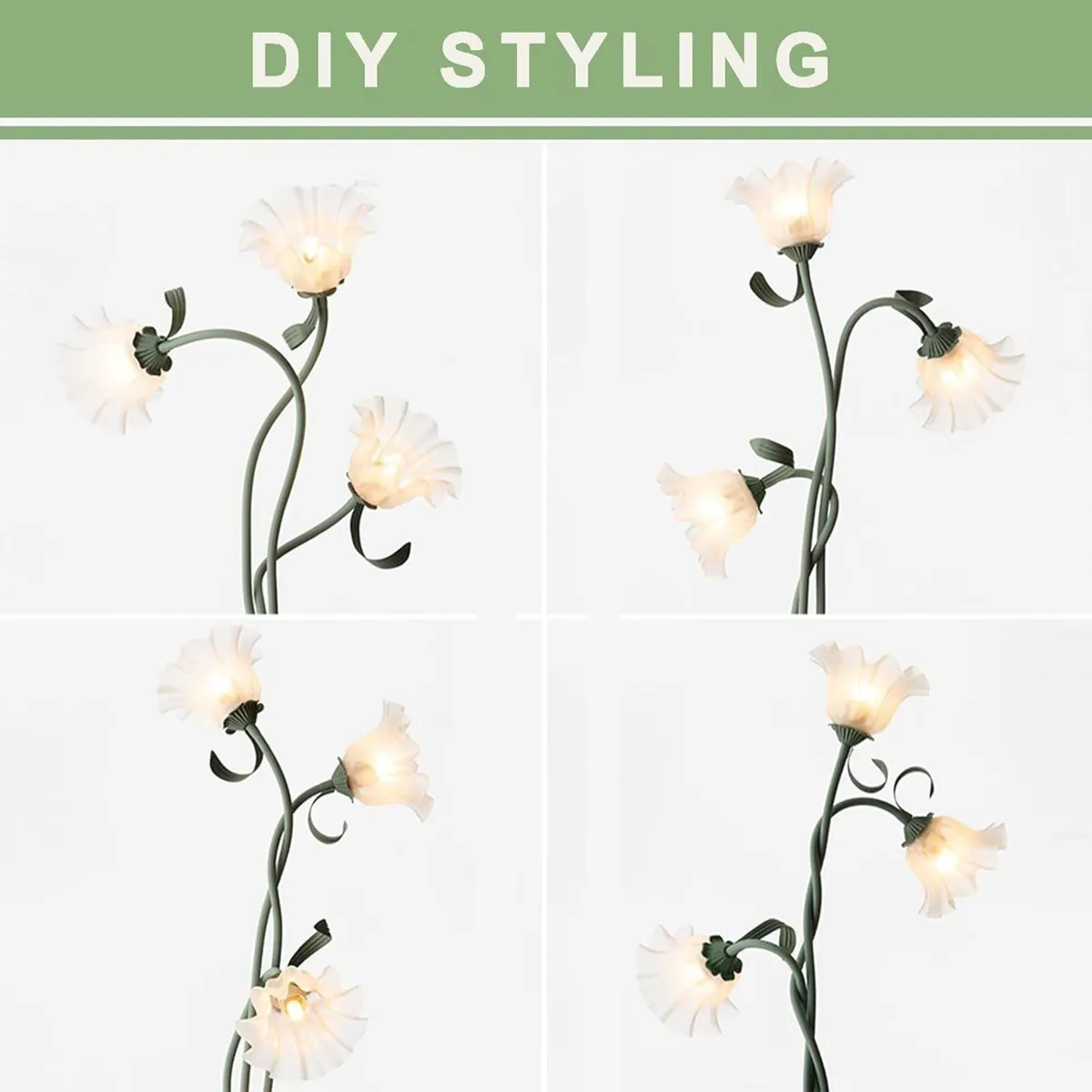 Floor Lamp 3-Colour Diy Standing for Home - Image 4