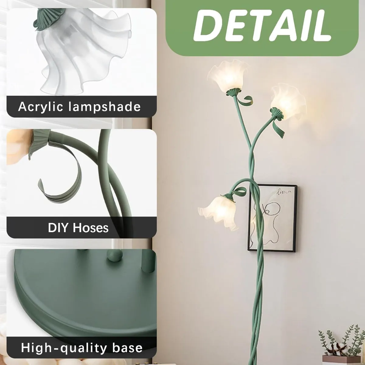 Floor Lamp 3-Colour Diy Standing for Home - Image 3