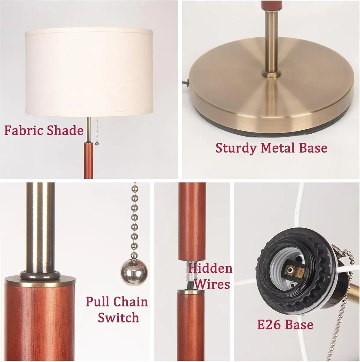 Modern Floor Lamp Mid Century Living Room 64 - Image 4