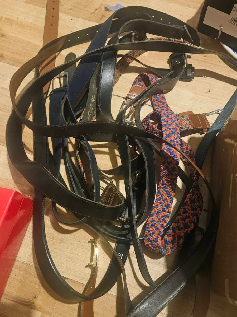 Large Bundle of Belts - Image 1