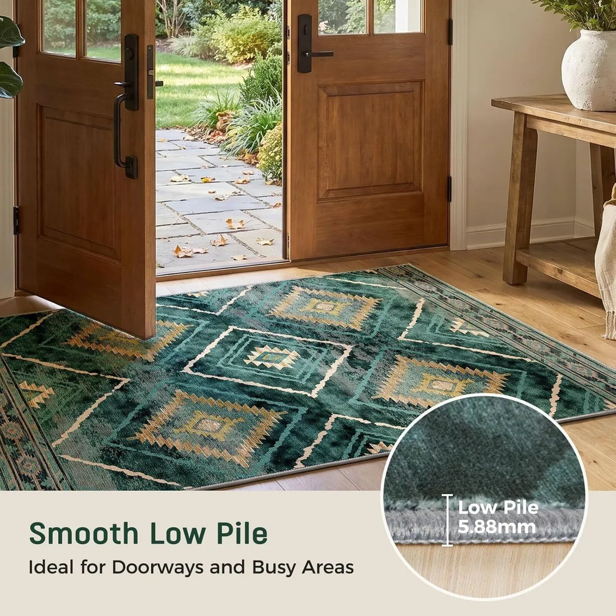 Washable Large Rugs Living Room Non-Slip - Image 2