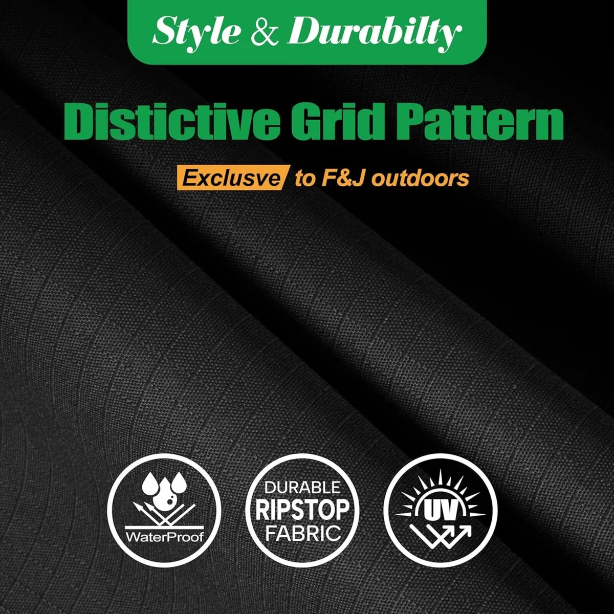 Round Garden Furniture Cover Waterproof - Image 3