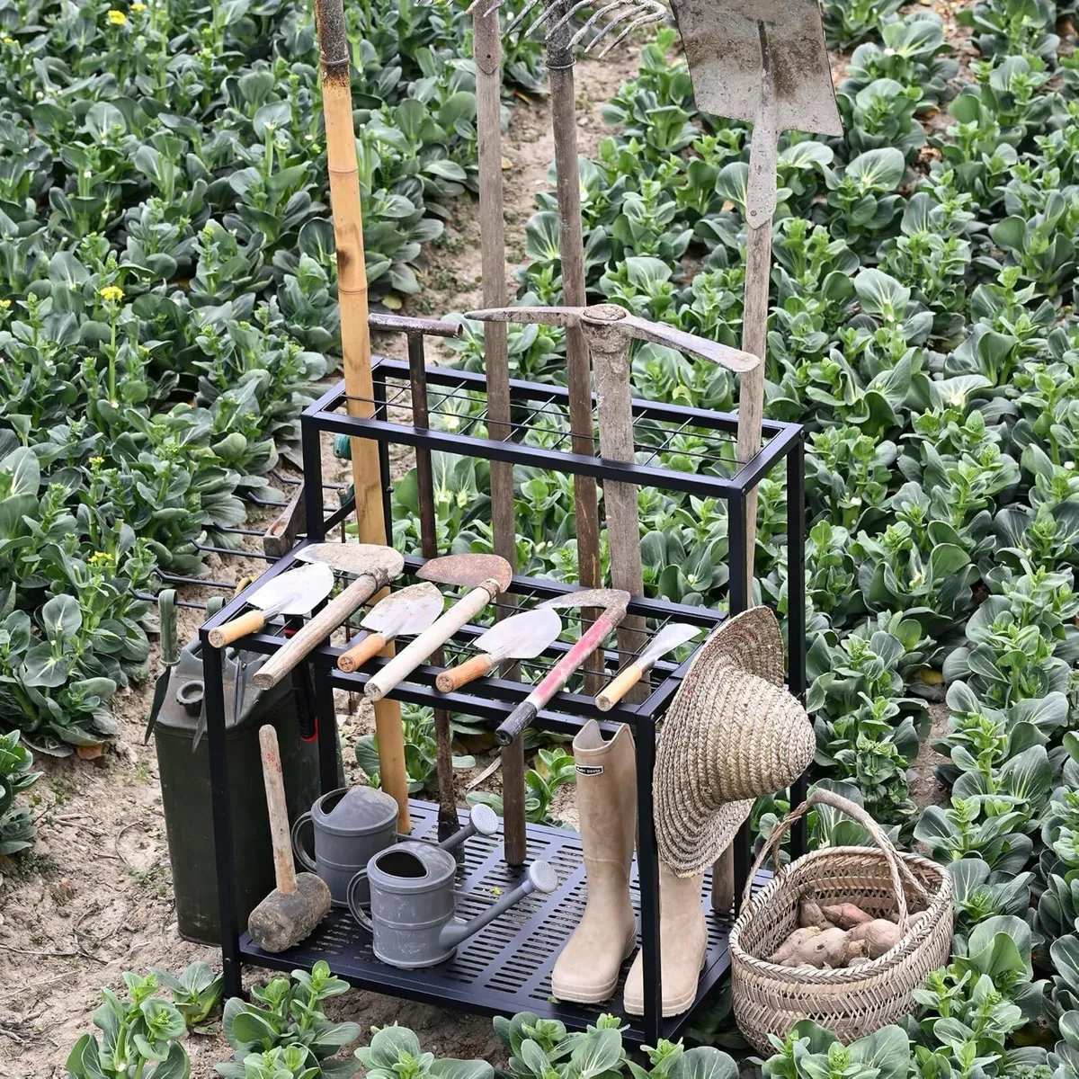 3-Tier Garden Tool Storage Organiser - Image 1
