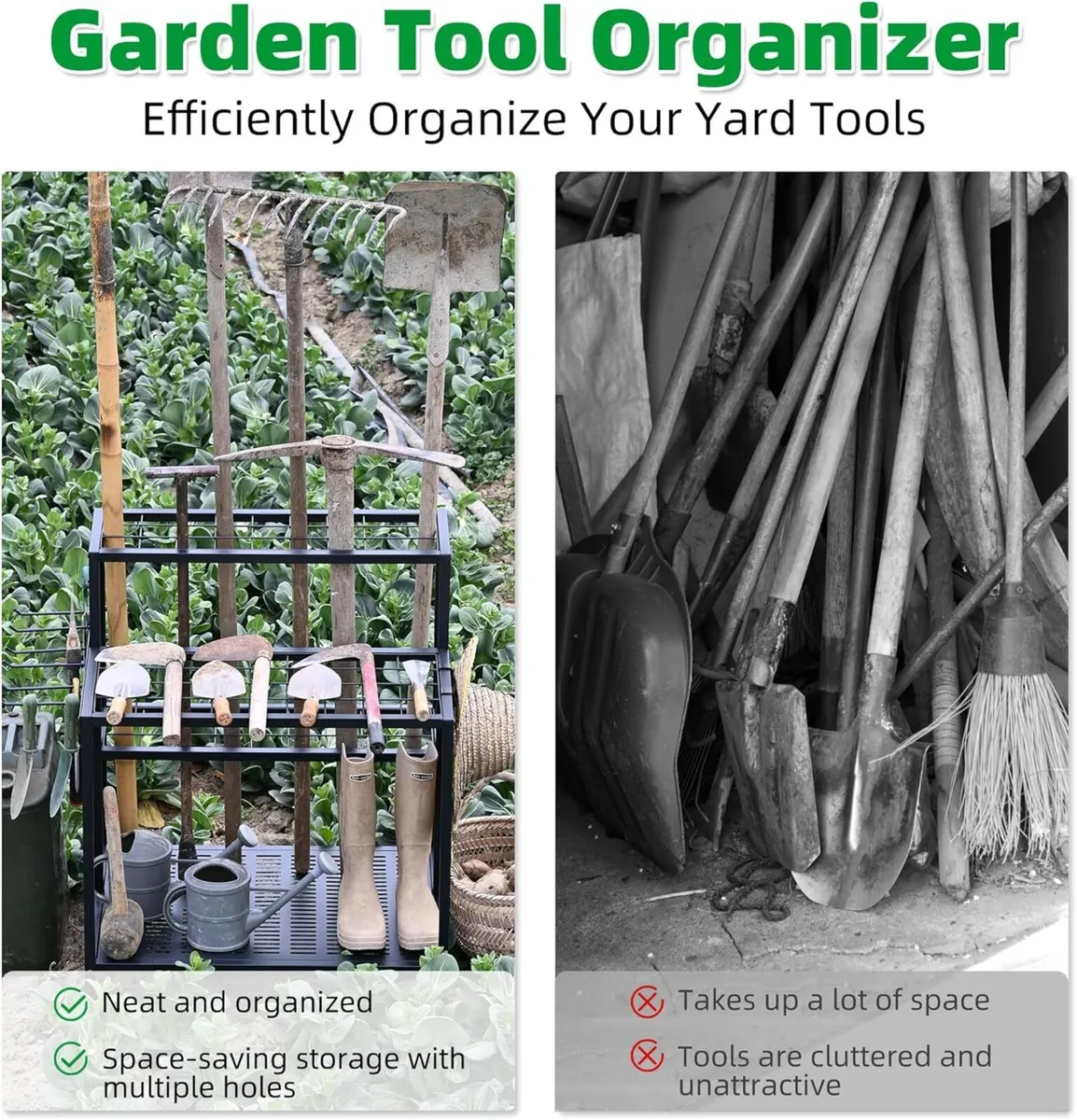 3-Tier Garden Tool Storage Organiser - Image 4