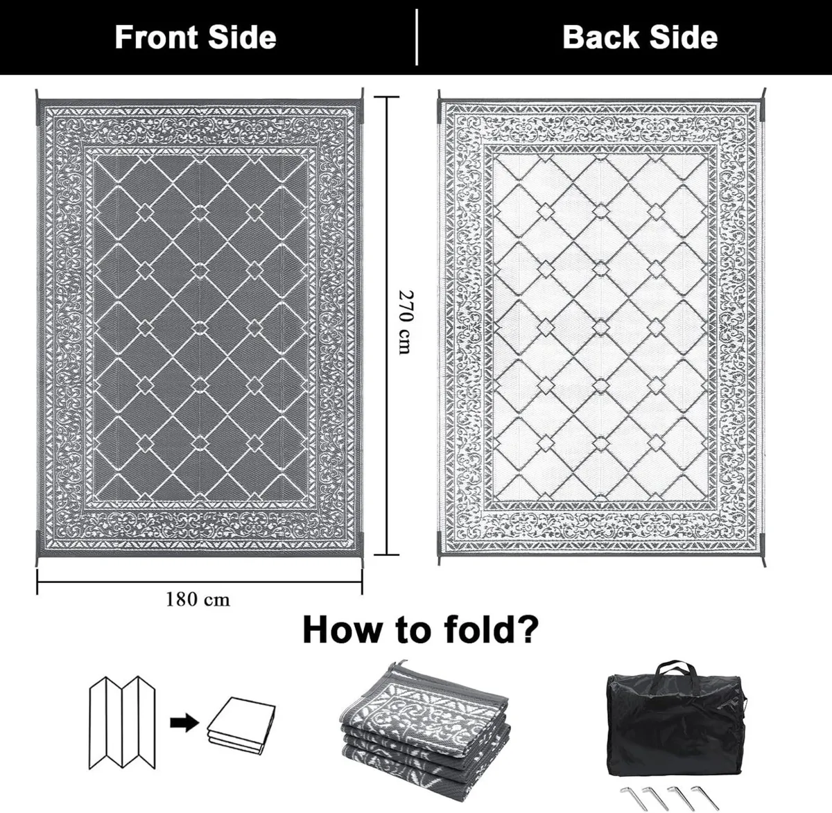 Extra Large Outdoor Area Rug - Image 2