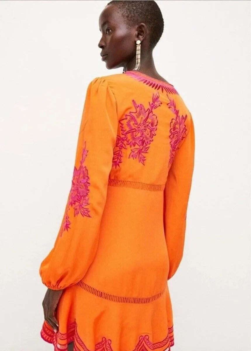 New Without Tags Karen Millen Embroidered Dress - Image 4