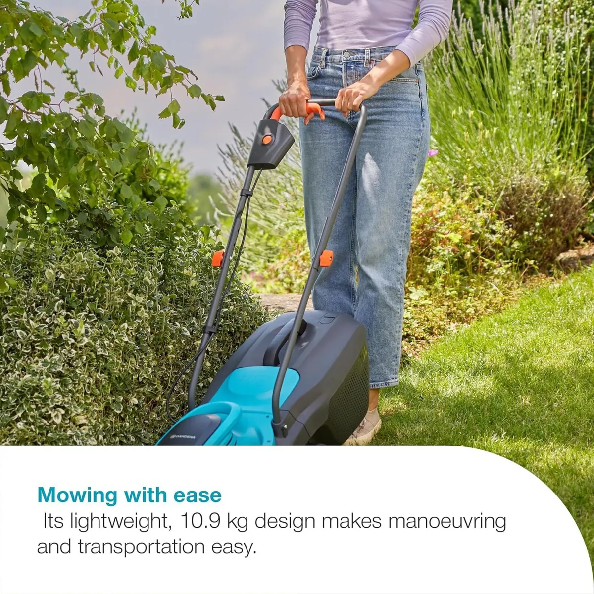 Battery Lawnmower Easymax 32 18V P4A Solo: Cutting - Image 3