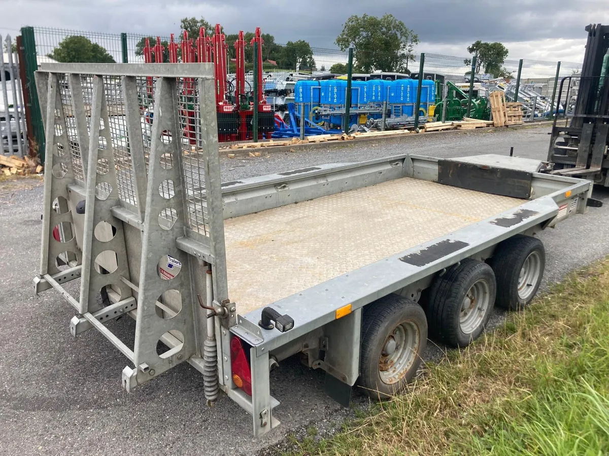Aug 20 Ifor Williams GX126 Tri 12x6 Plant Trailer - Image 2