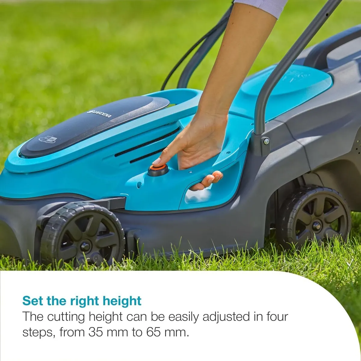 Battery Lawnmower Easymax 32 18V P4A Solo: Cutting - Image 4