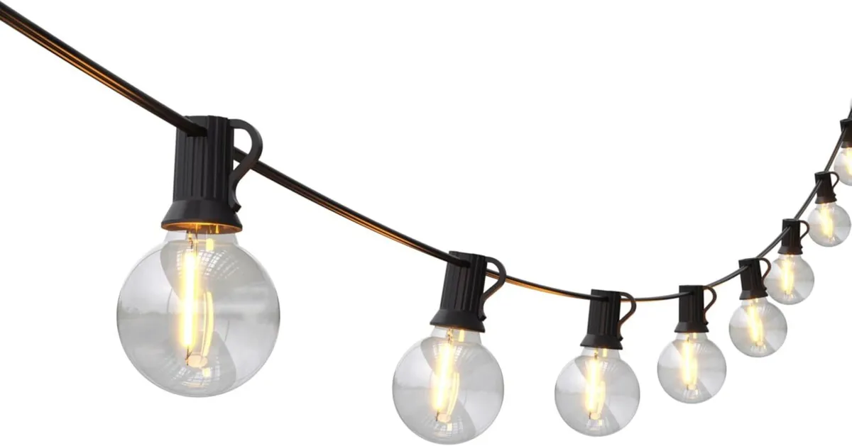 Lights Outdoor 50 LED Bulbs 30m Warm Garden - Image 3