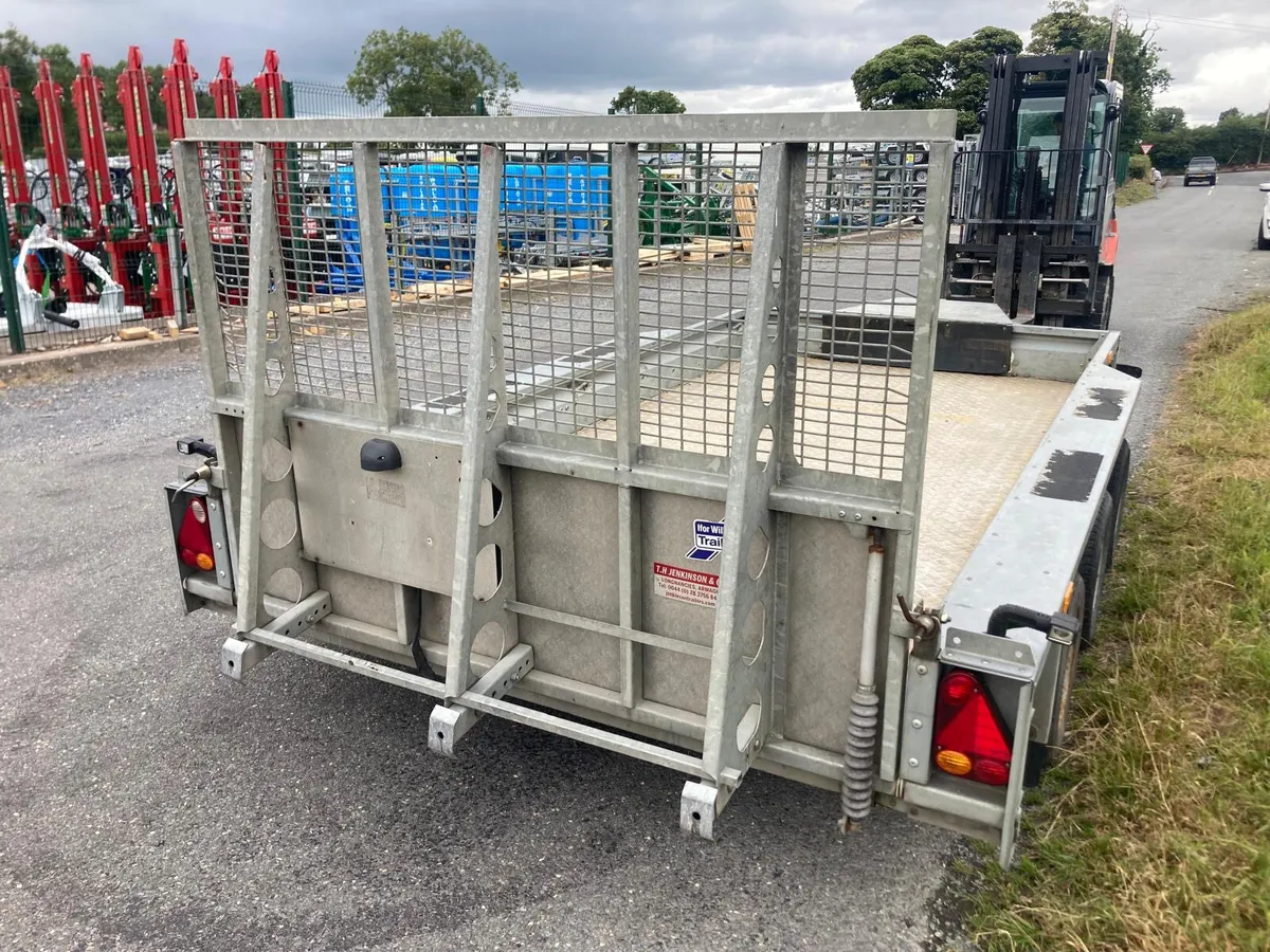 Aug 20 Ifor Williams GX126 Tri 12x6 Plant Trailer - Image 3