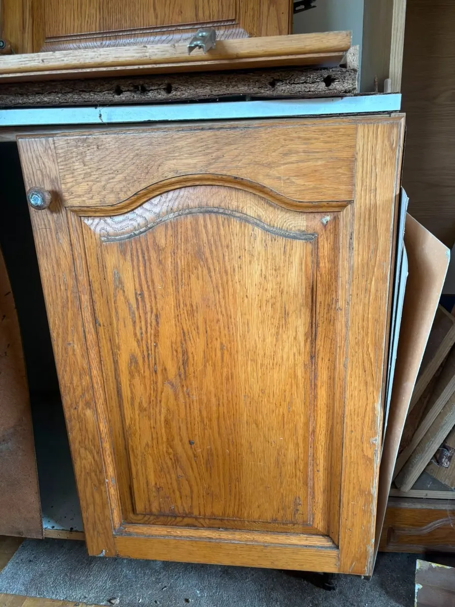 Solid Oak Cabinet Kitchen Doors - Image 3