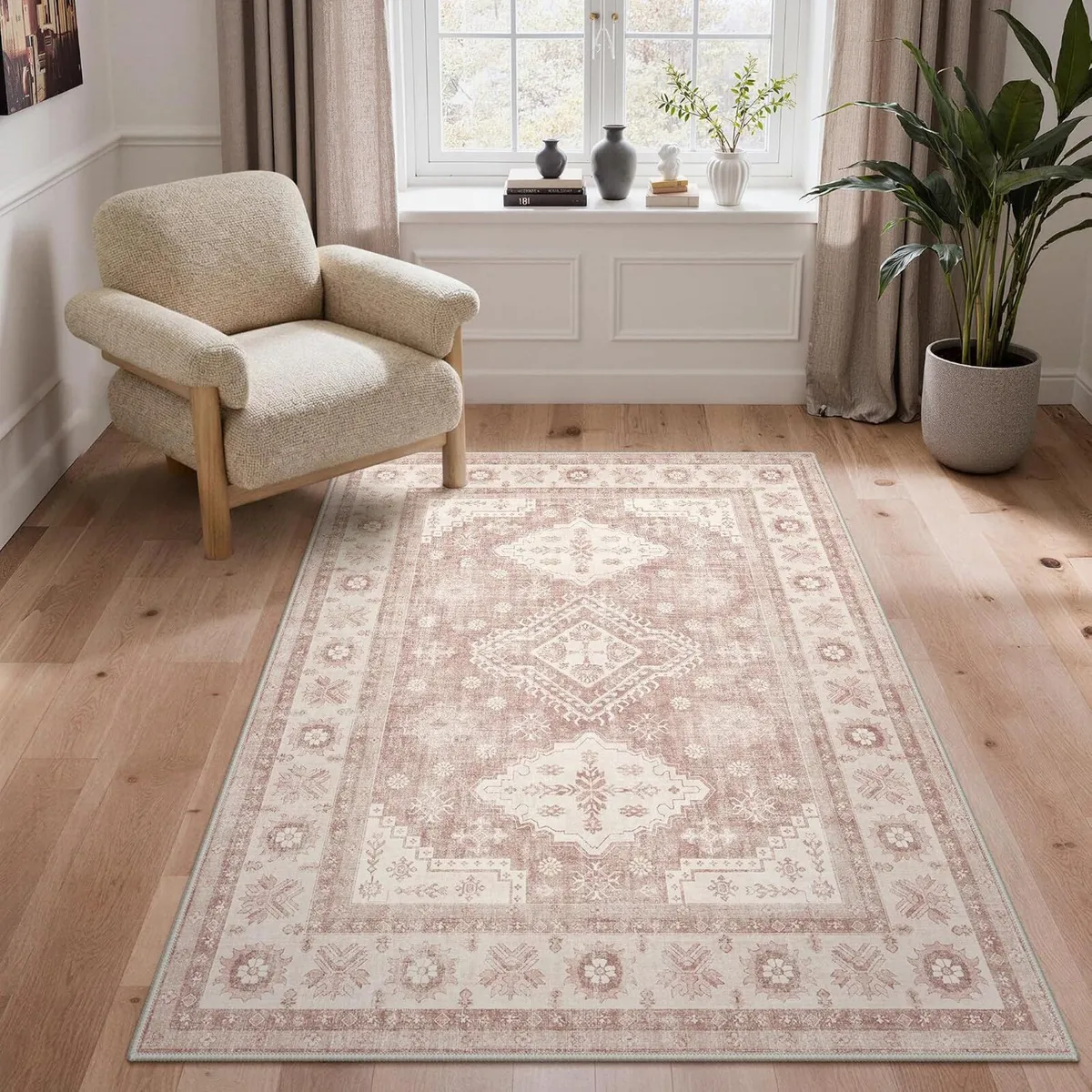 Washable Rug Non Slip Soft Living Room - Image 1