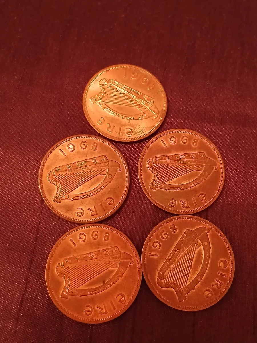 1968 irish coins - Image 2