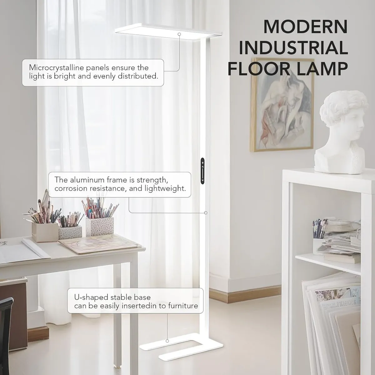 LED Floor Lamp 10000lm Full Spectrum Eye-Care - Image 4
