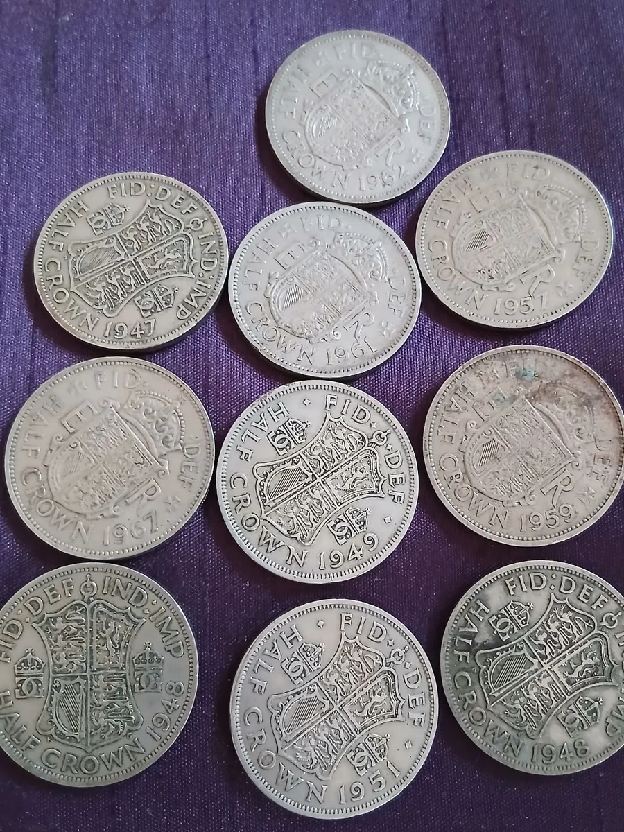 10 bristish half crowns