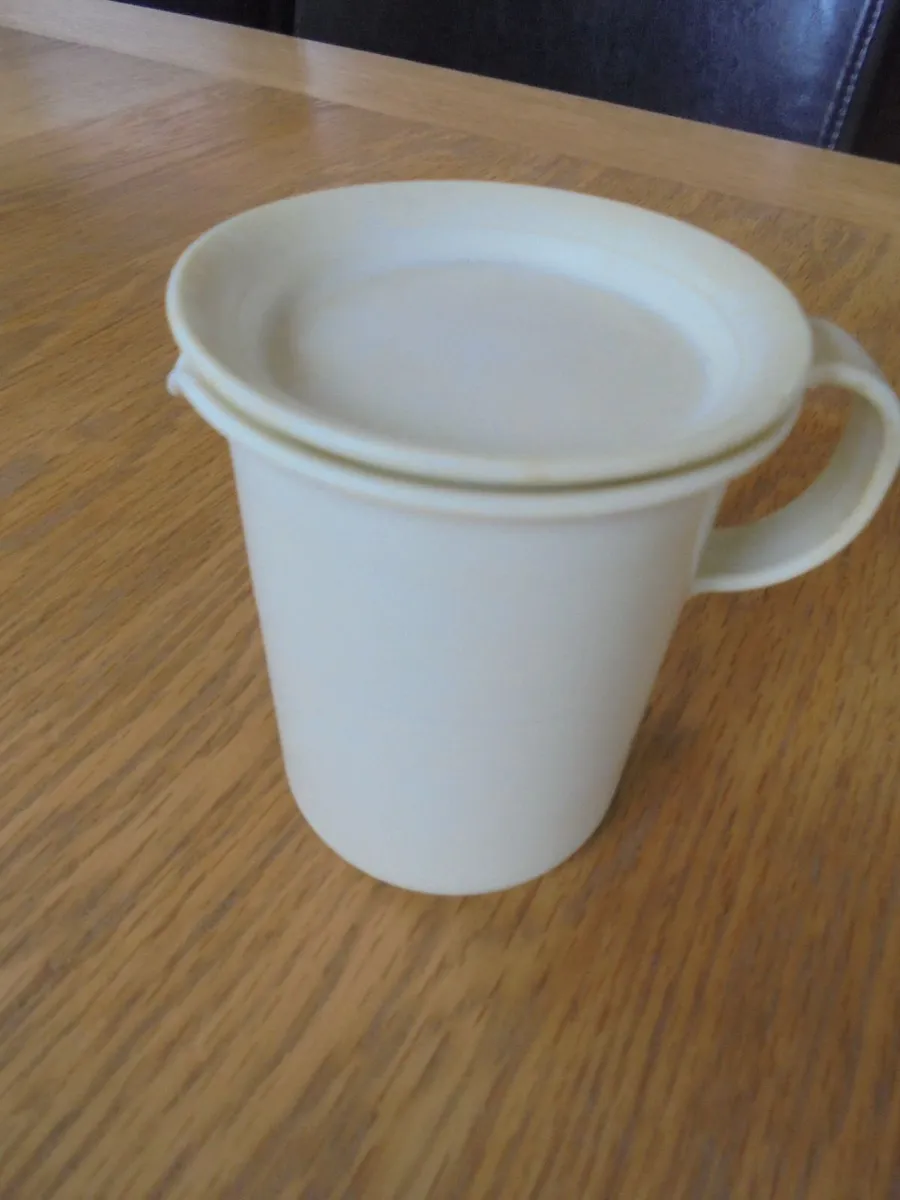 Tubberware Jug with Pouring Lid for Sale - Image 1