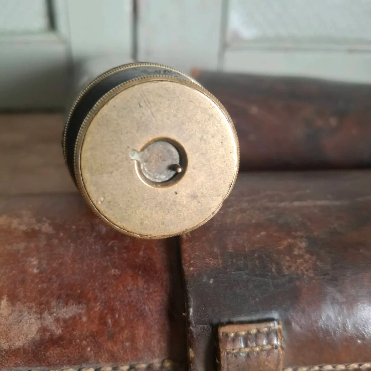 Antique Thomas Jones Brass Telescope & Case - Image 4