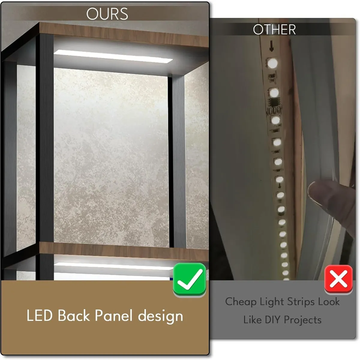 LED Floor Lamp with Shelves 4-Tier Dimmable - Image 4