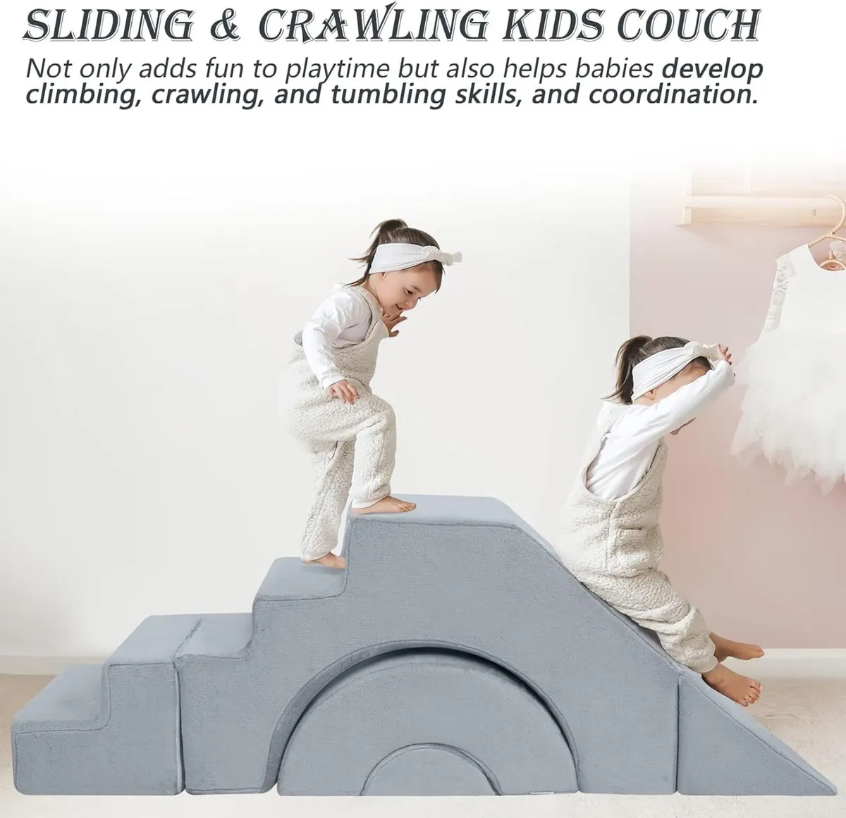 Kids Play Sofa Modular Toddler Climbing Couch Foam - Image 4