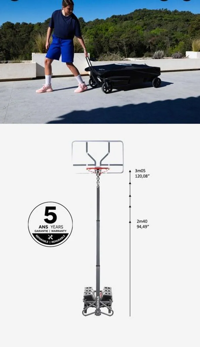 Basketball Net - Adjustable up to full height - Image 4
