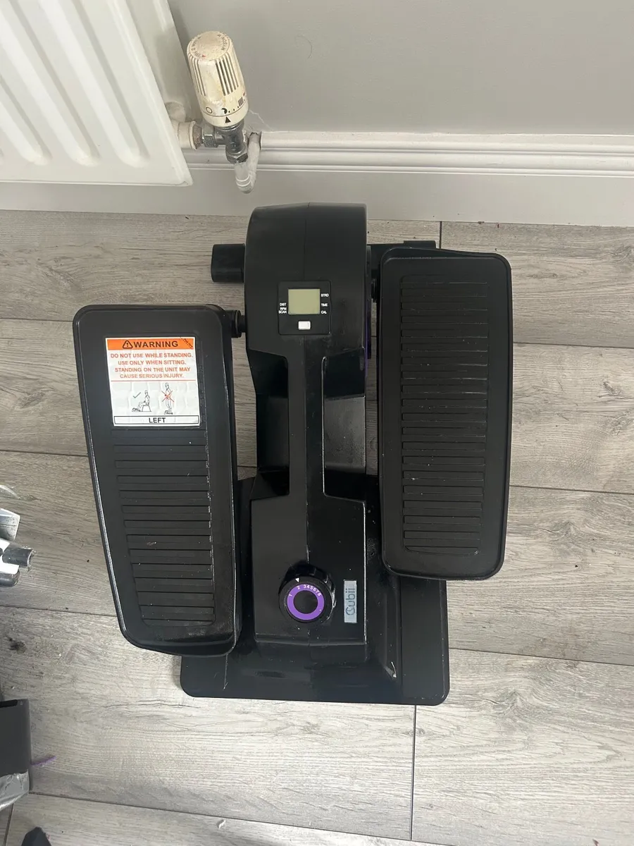 Elliptical exerciser - under desk
