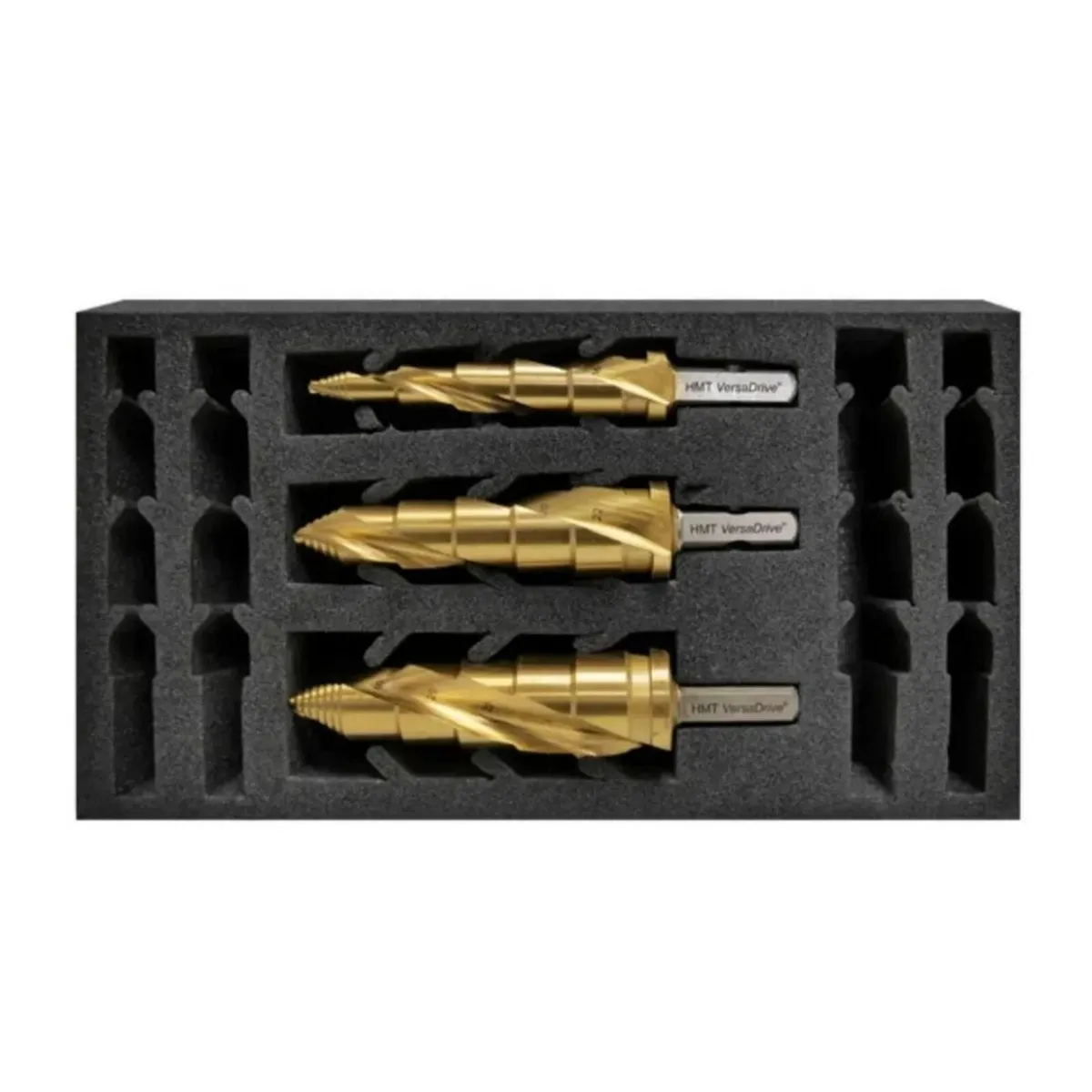 HMT VersaDrive Step Drill Bit Impact Set 8-26mm 3 - Image 1