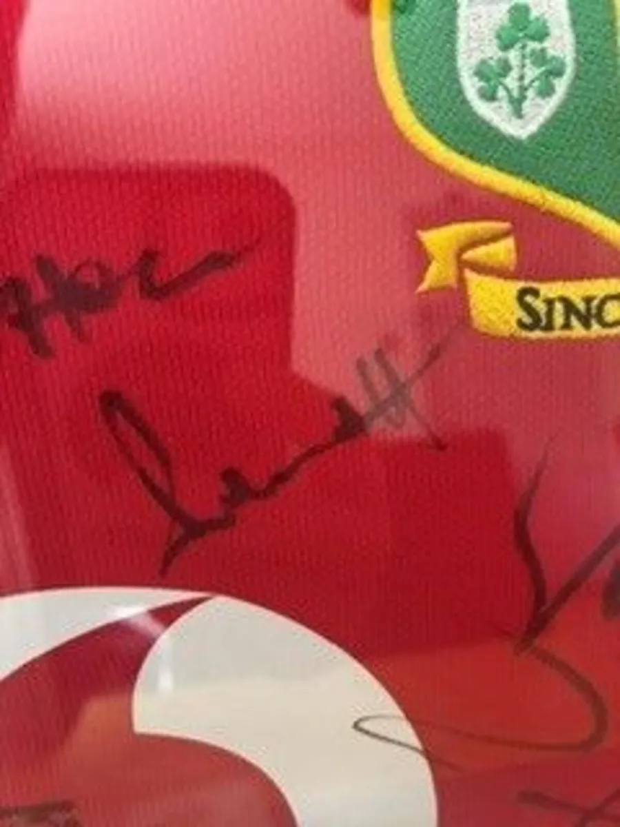 Signed and Framed British & Irish Lions jersey - Image 3