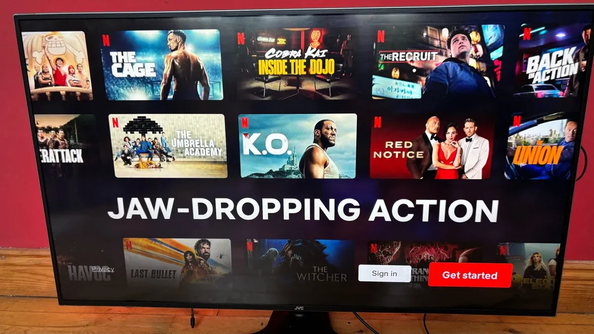 43” JVC 4K Ultra HD Smart TV with backlights - Image 1