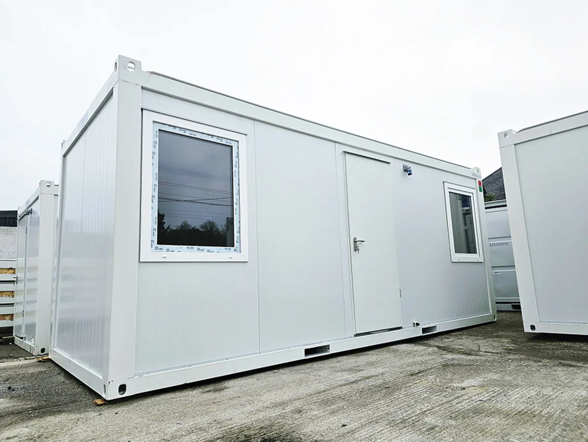 Steel Site Office/Canteen - FREE 2 YEAR WARRANTY - Image 1