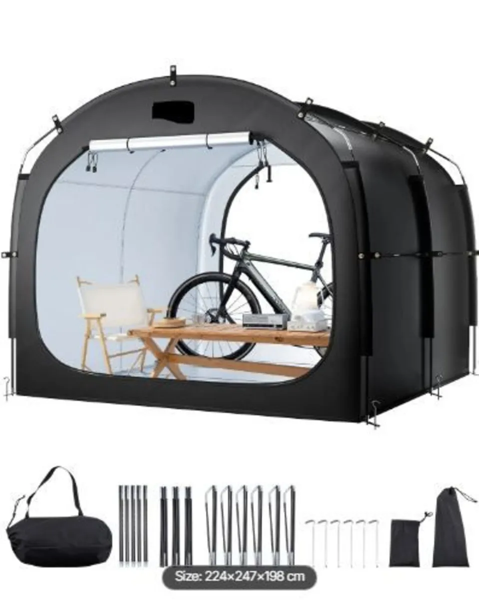Bike Storage Tent, 5 Bikes, Outdoor - Image 4