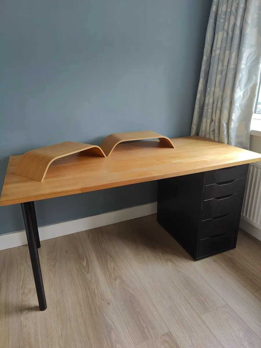 Desk, Drawer and Monitor Stands - Image 1