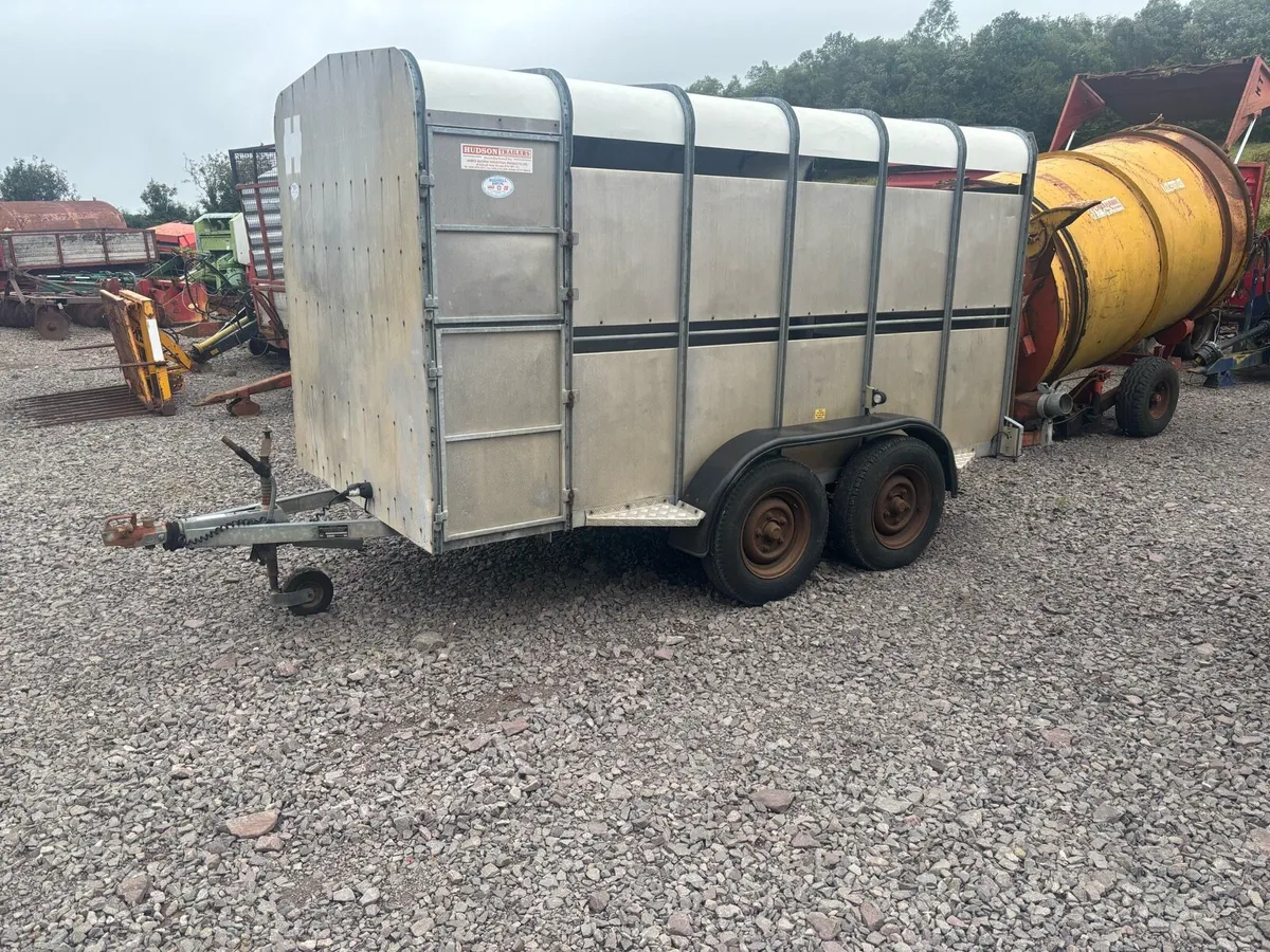 12x6 Hudson livestock trailers, choice of two - Image 2