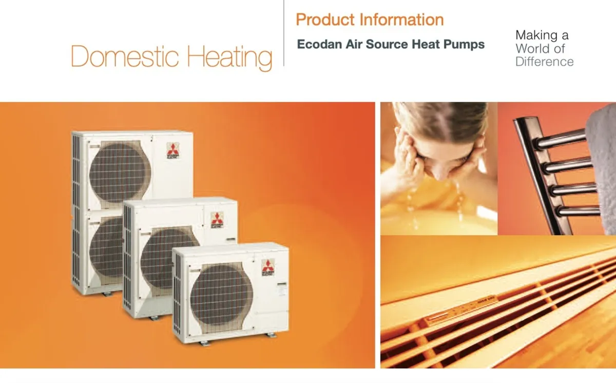 Mitsubishi Air to Water Heat Pumps PUHZ-W50VHA-BS - Image 1