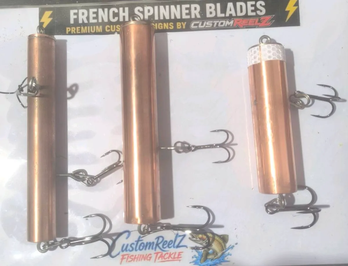 Deep sea copper pipe jigs various styles,weights - Image 3