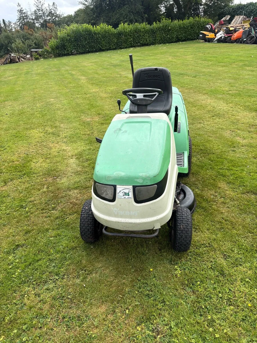 Viking ride on mower - Image 3