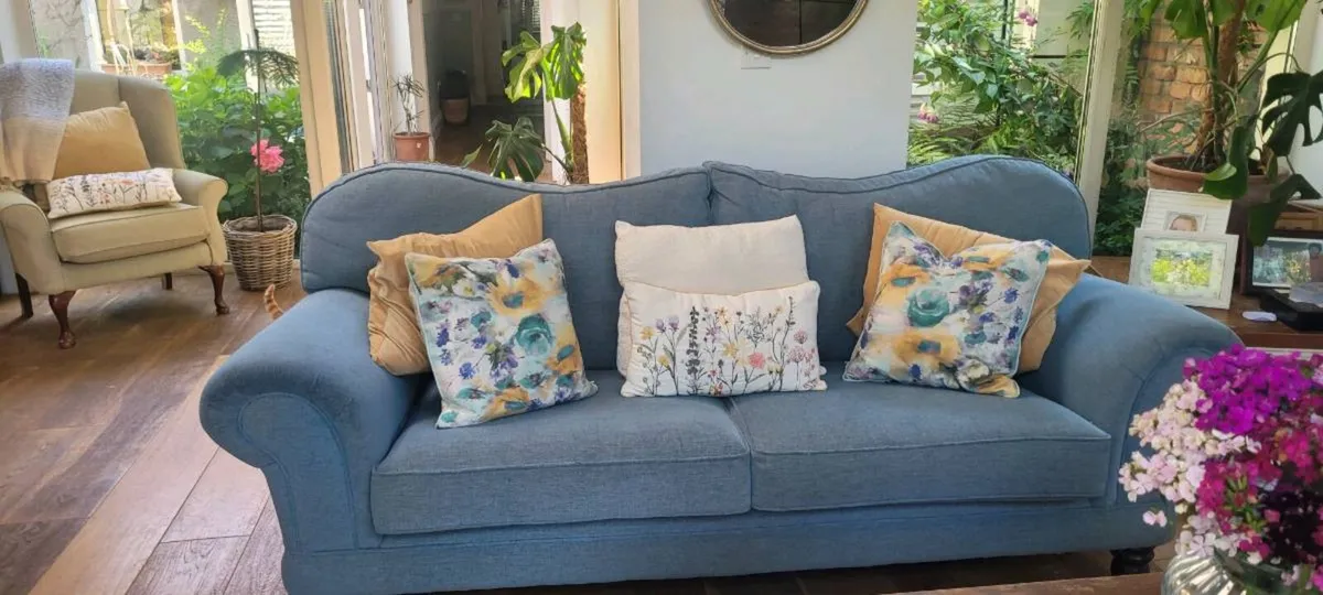 Blue sofa - Image 1