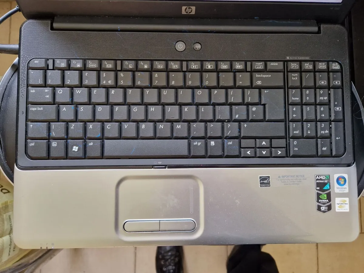 HP Laptop G60-100EM F1291EA#ABU 2GB Ram Windows 10 - Image 3