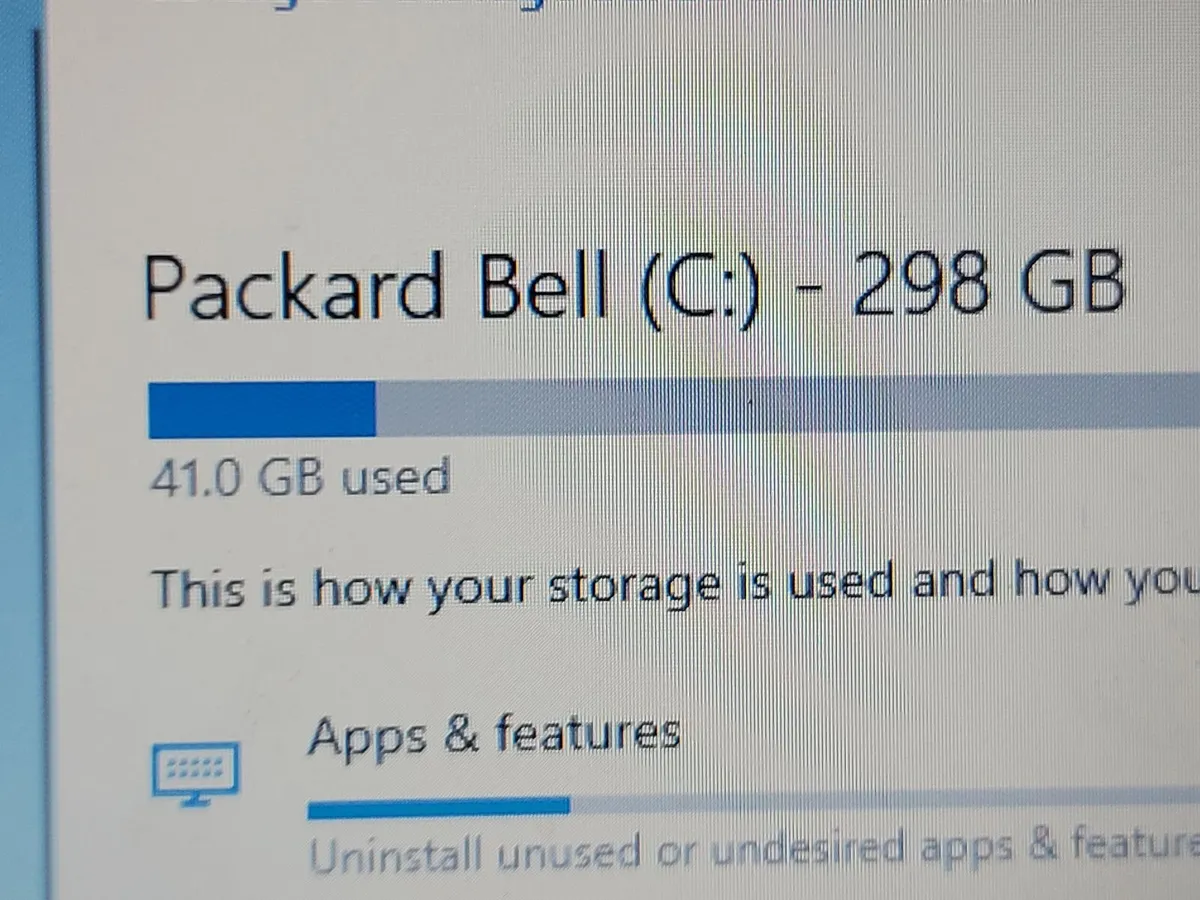 PackardBell 15.6 inch Laptop, 4GB Ram, 300GB HDD, - Image 3