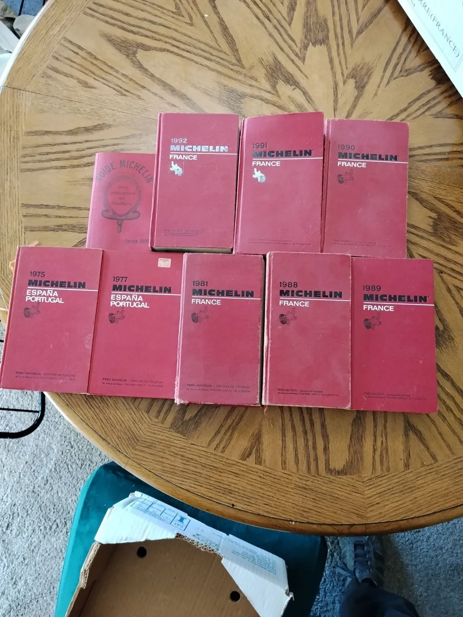 Vintage Michelin Guide Travel Books
