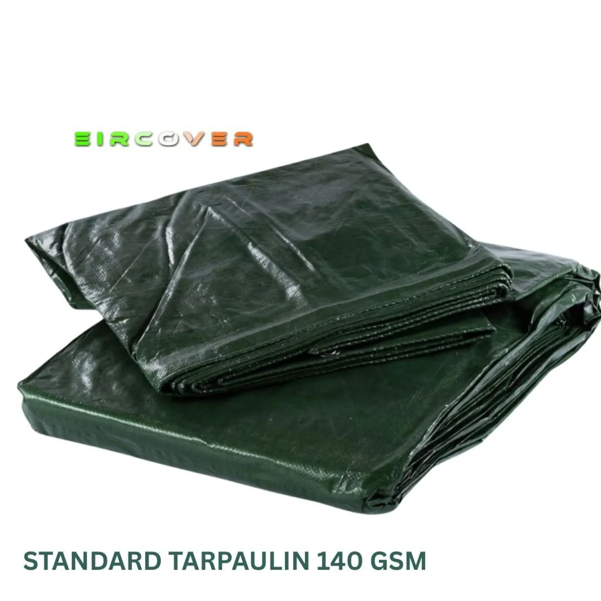Standard Tarpaulin 2m x 3m (7' -10') 140 gsm green - Image 4