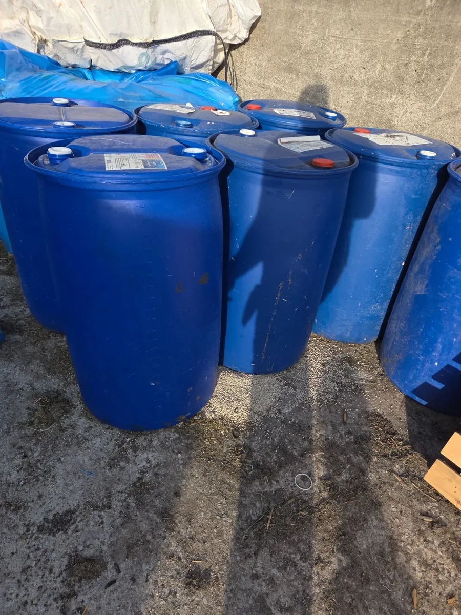 Blue barrels