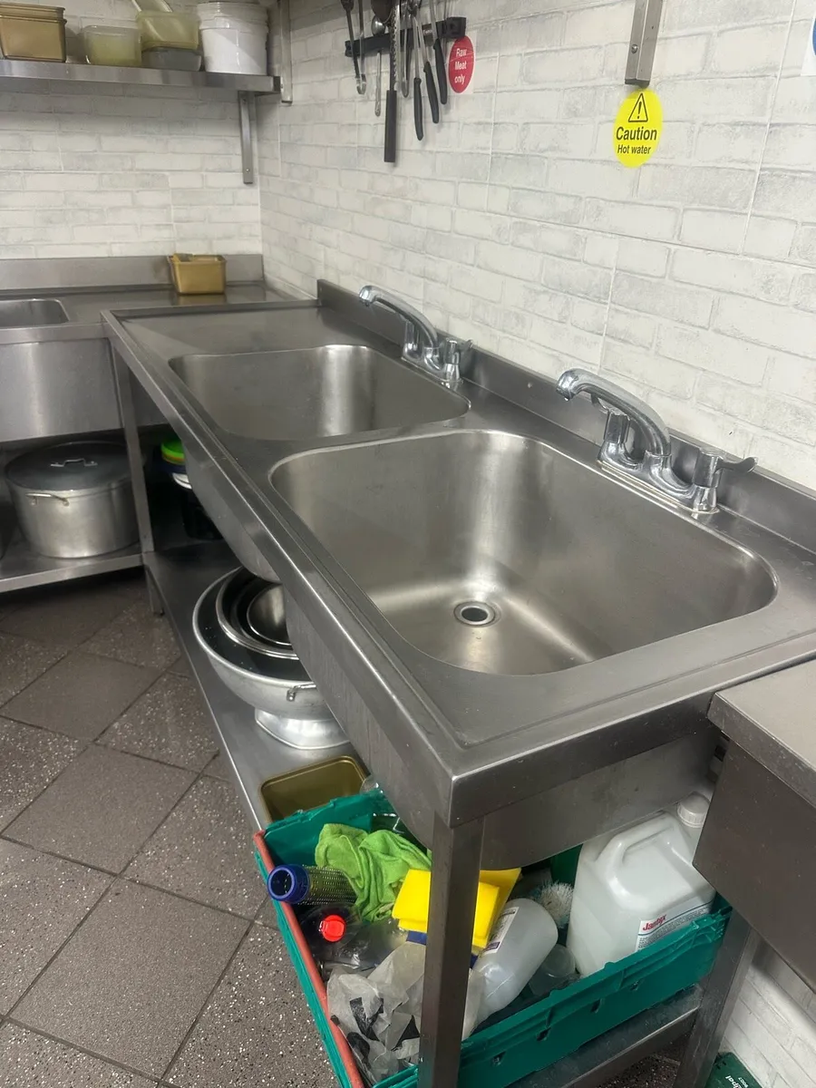 Two Commercial sink - Image 2