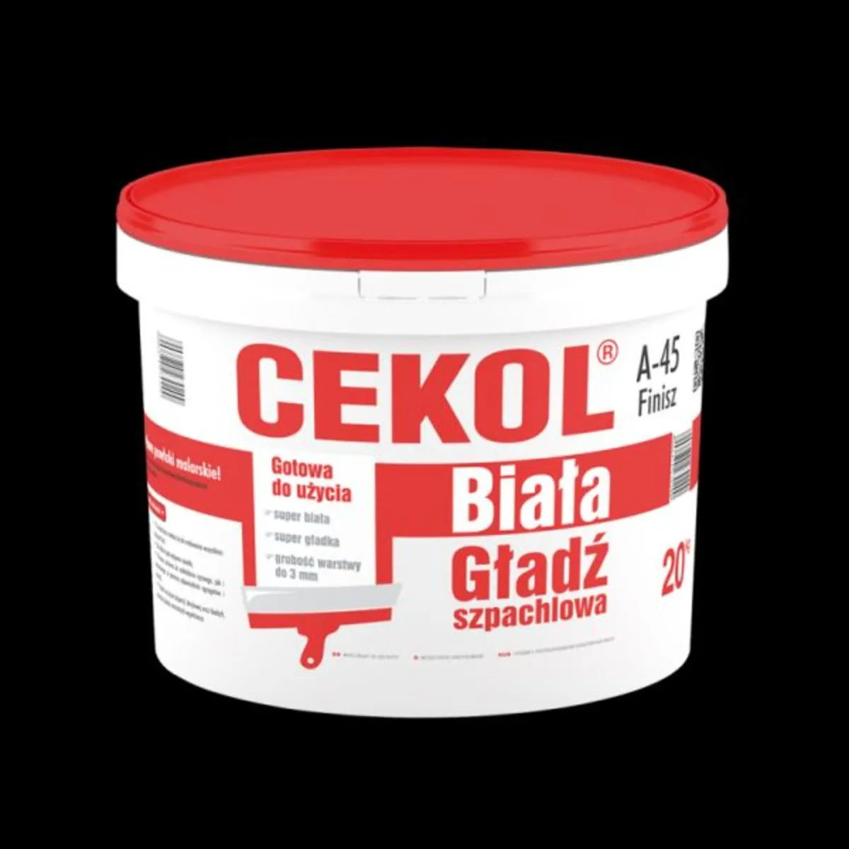 CEKOL A45 Ready Mix Finish Plaster (1–3mm)