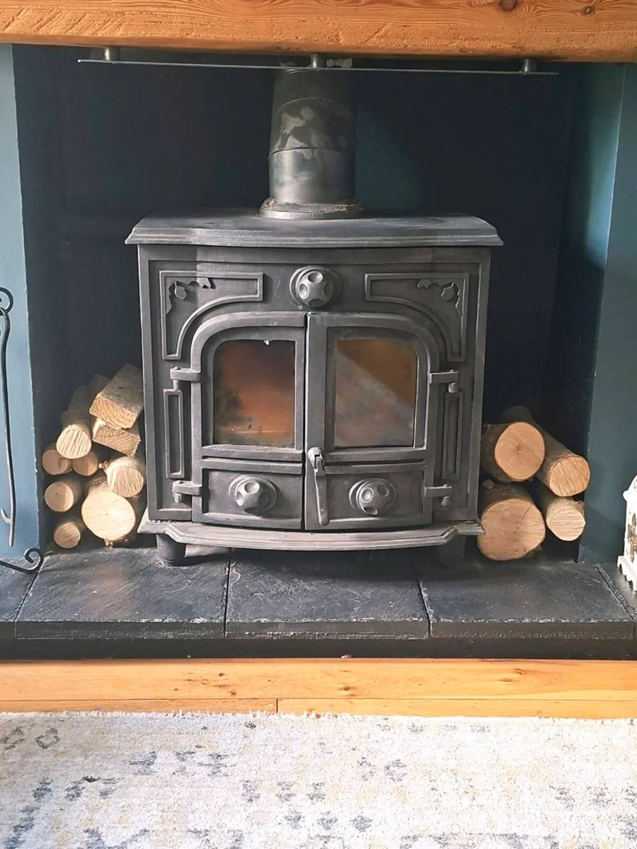 Stove with back boiler