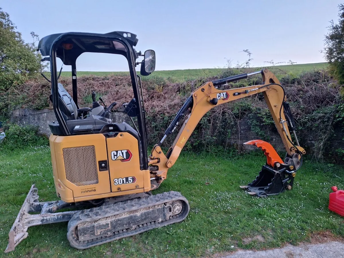 Mini Digger hire Cork - Image 1
