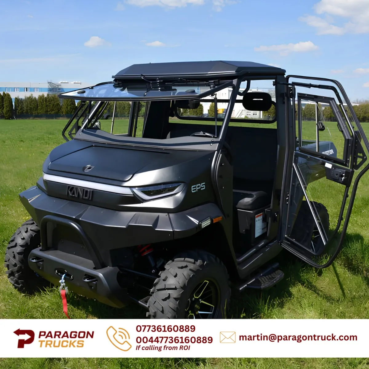 Kandi EPS UTV E10K - 10kW 4WD Lithium Electric UTV - Image 3