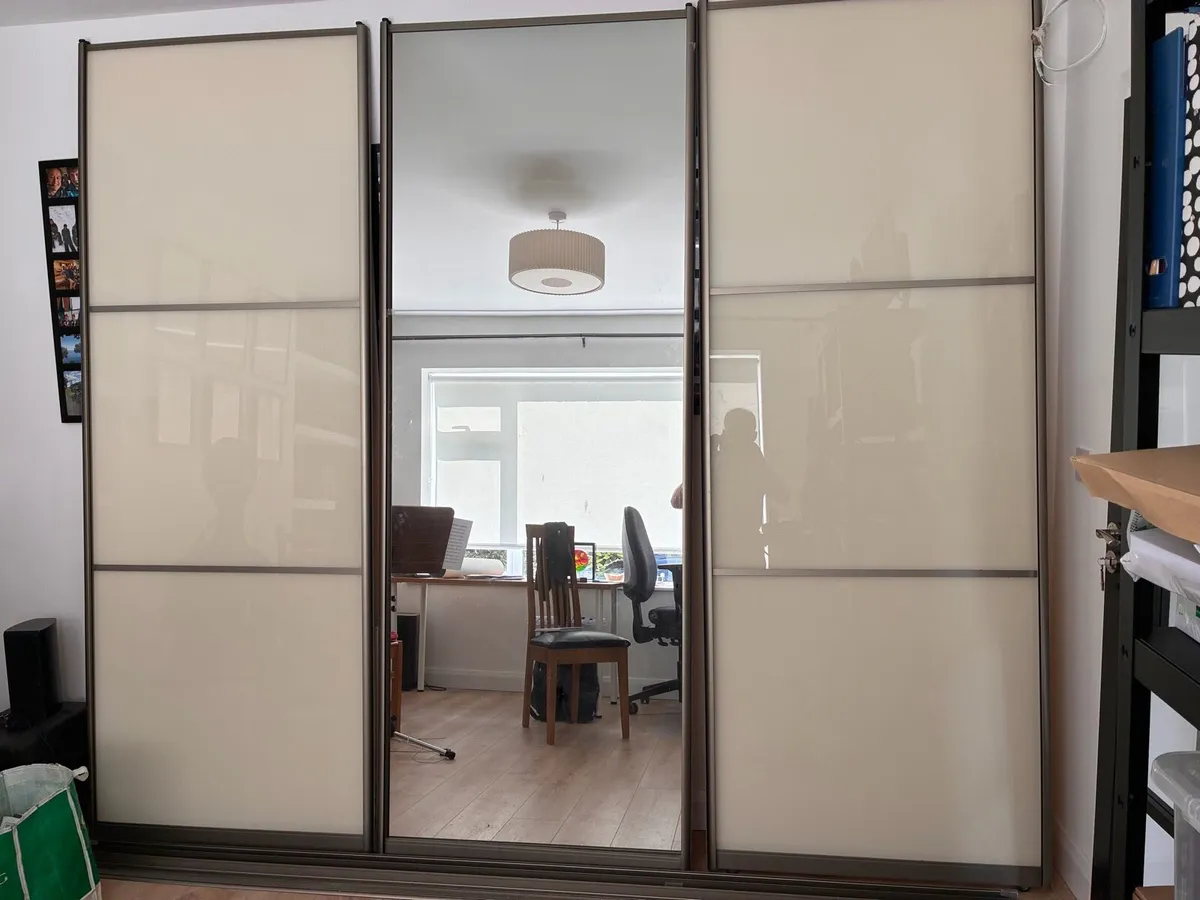 Sliderobe doors  + tracks - Image 2